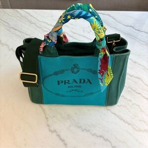 Prada Canapa Tote Bag